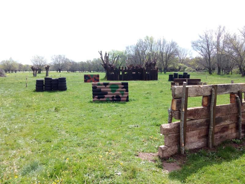 Campo de Paintball de El Fuerte en panorámica
