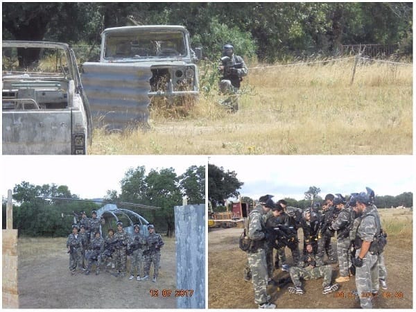 evento deportivo entre empresas en Gran Paintball Madrid