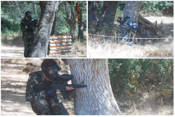 Jugar al paintball en verano