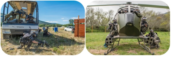 los escenarios de gran paintball madrid nuketown y la tercera guerra mundial