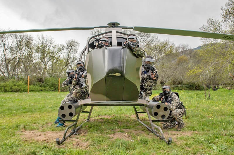 Campo Paintball Helicoptero