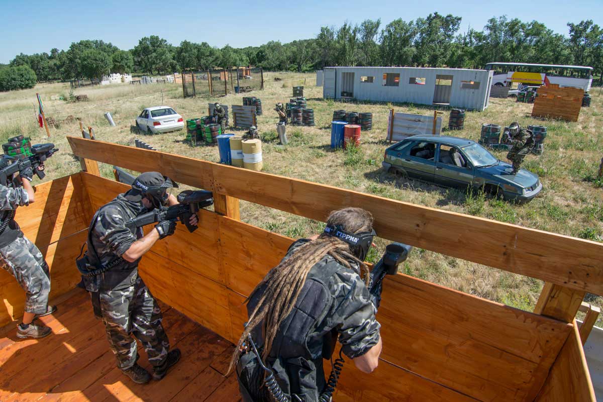 Cinco más Anciano Gran Paintball Madrid ® El Paintball Más Grande de España